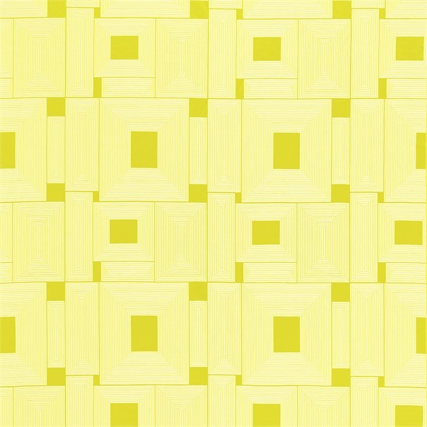 Maze Citrus Fabric by Harlequin
