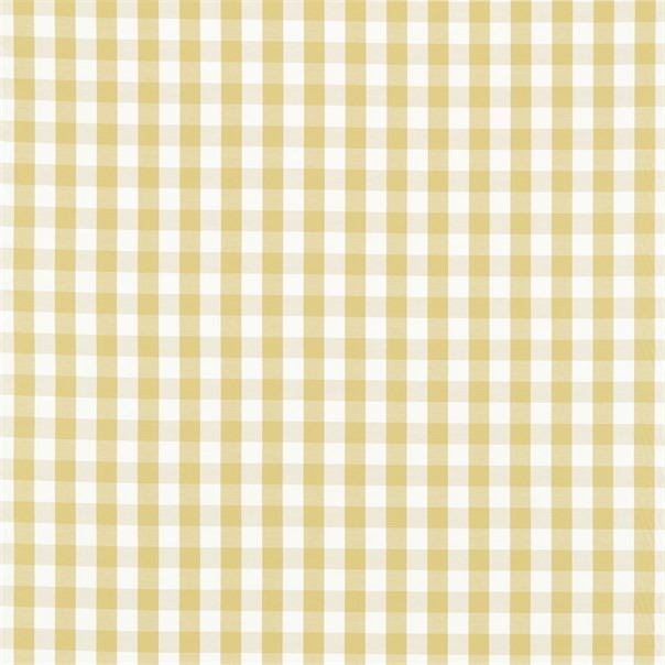 Mimi Check Mustard Fabric by Harlequin