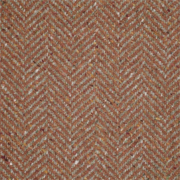 Parquet Terracotta Fabric by Harlequin