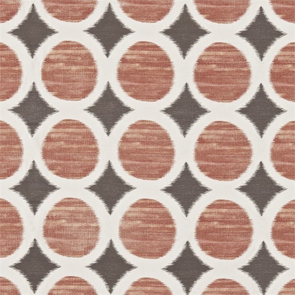 Kumiko Slate/Russet Fabric by Harlequin