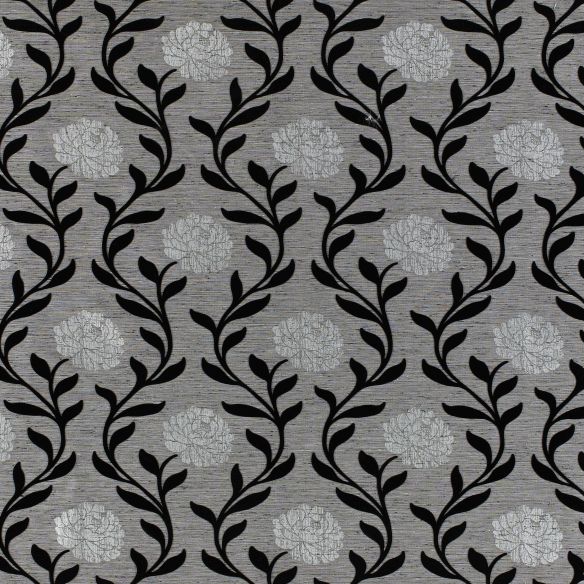 Cordelia Silver Fabric by Fryetts