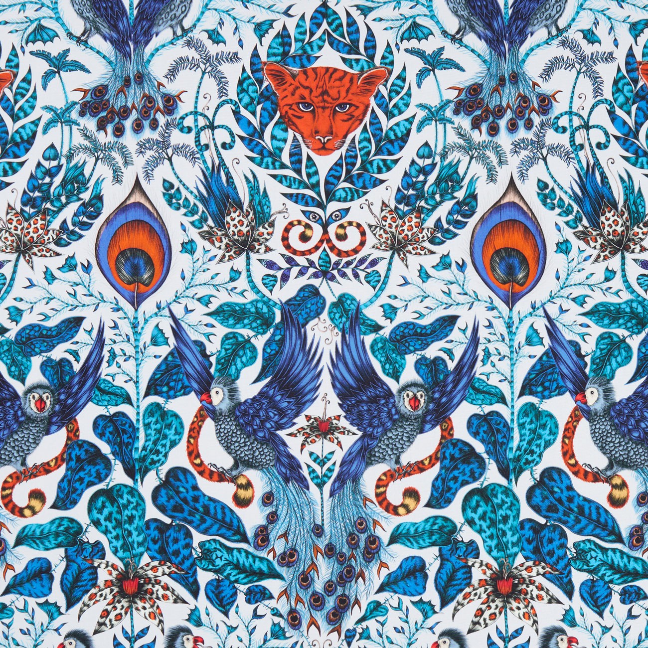 Amazon Blue Fabric by Emma J Shipley