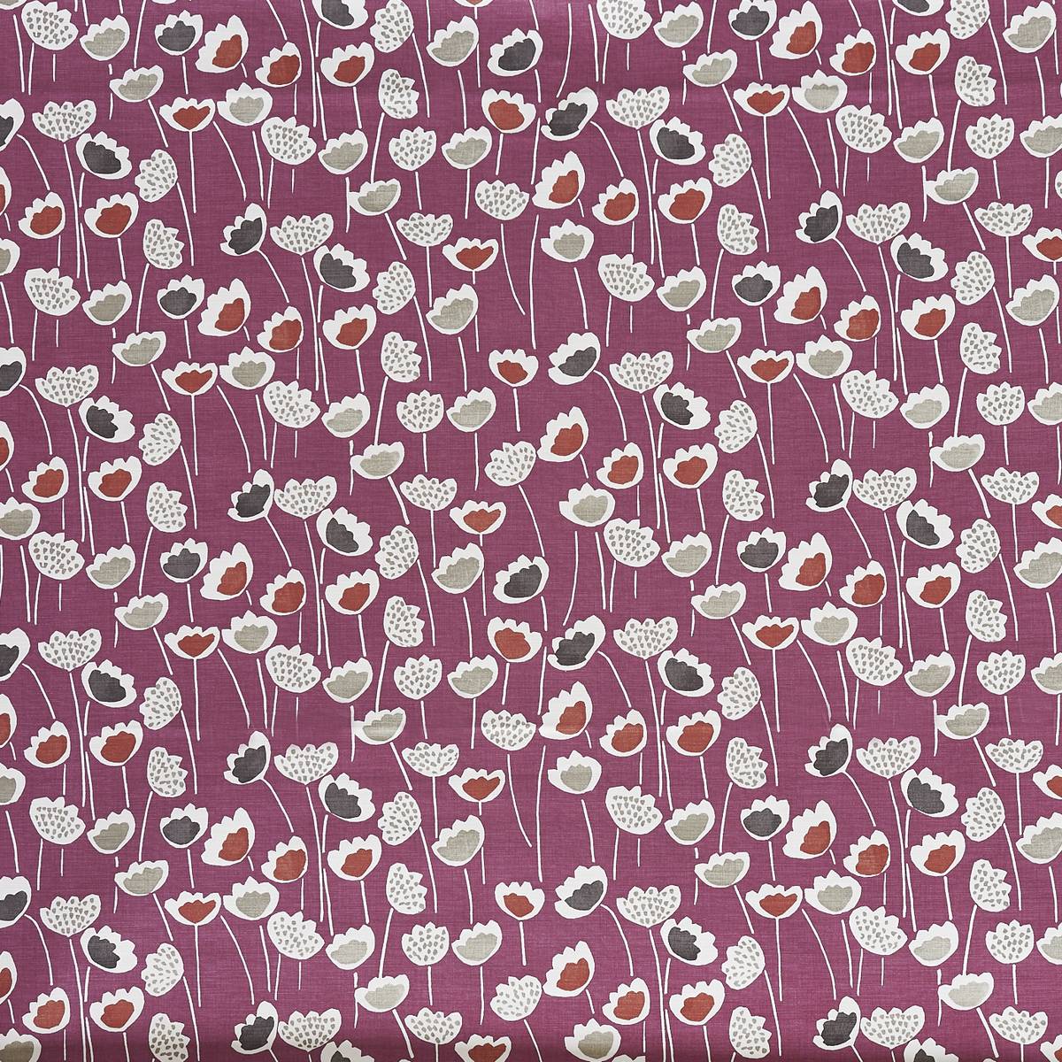 Clara Very Berry Fabric by Prestigious Textiles