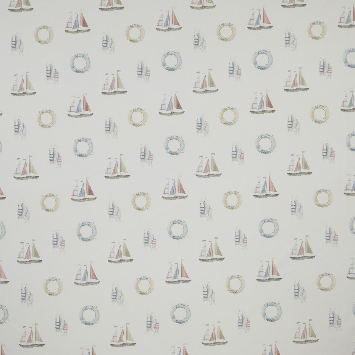 Seashore Aqua Fabric by iLiv