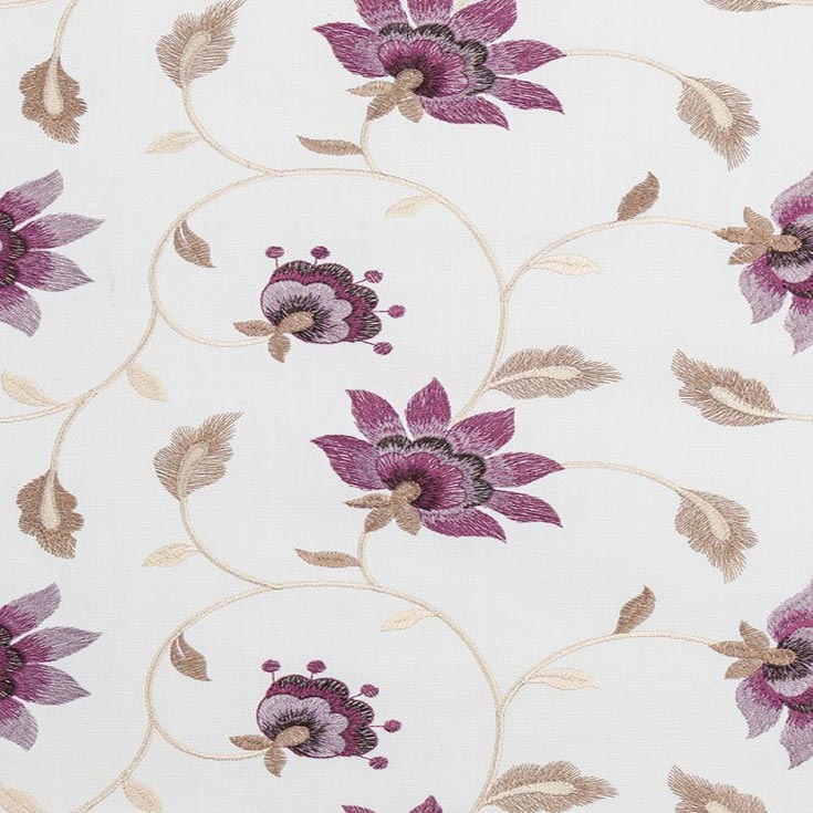 Wildflower Aster Fabric by Fibre Naturelle