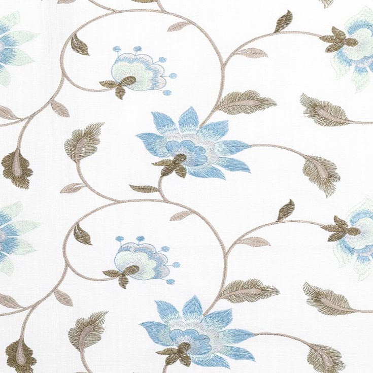 Wildflower Nigella Fabric by Fibre Naturelle
