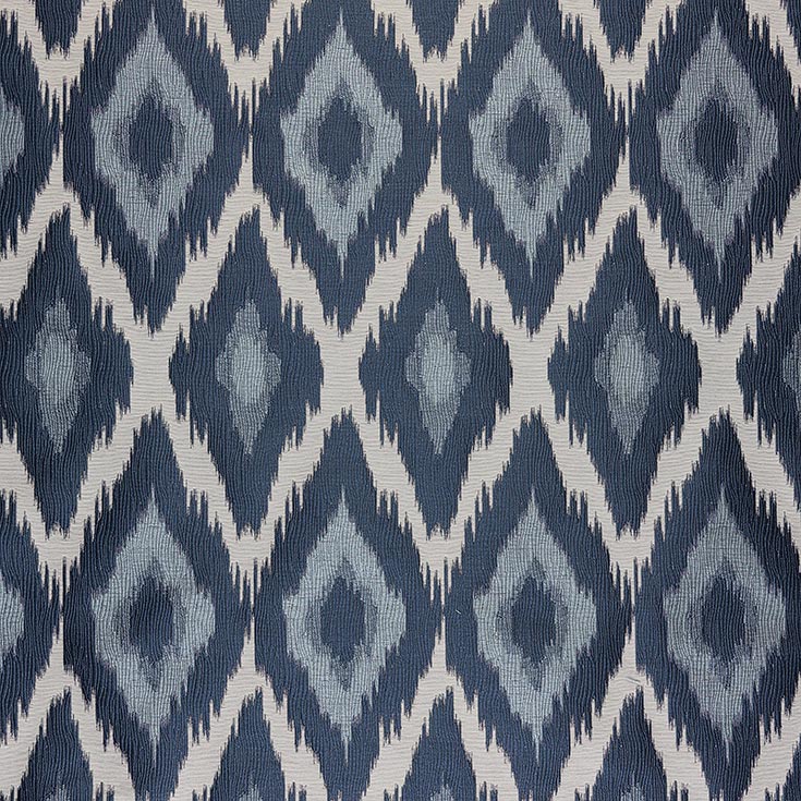 Bass Kind Of Blue Fabric by Fibre Naturelle