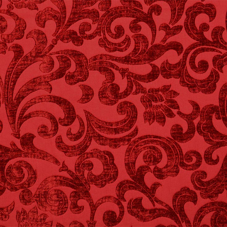 Liberty Rosso Fabric by Fibre Naturelle