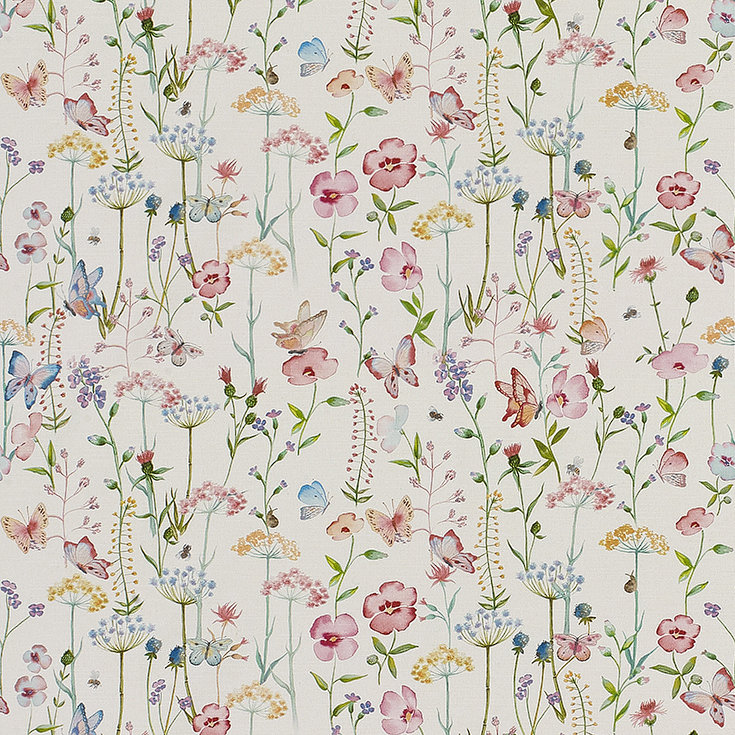 Meadow Sweet Petal Fabric by Fibre Naturelle