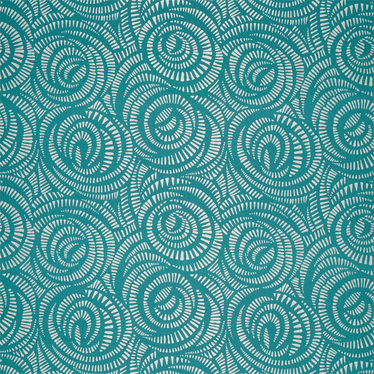 Fractal Peacock Fabric by Harlequin