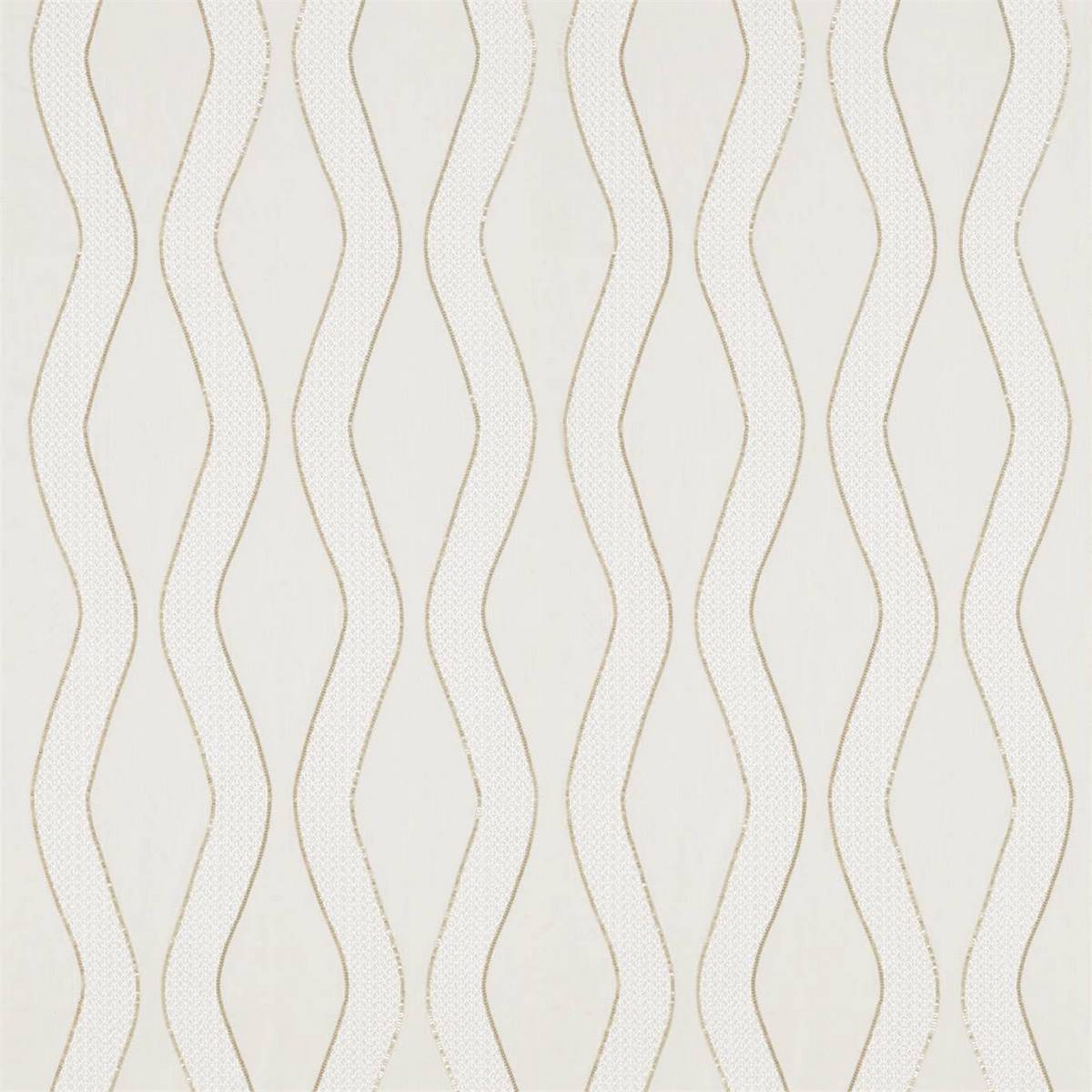Chime Brass Fabric by Harlequin