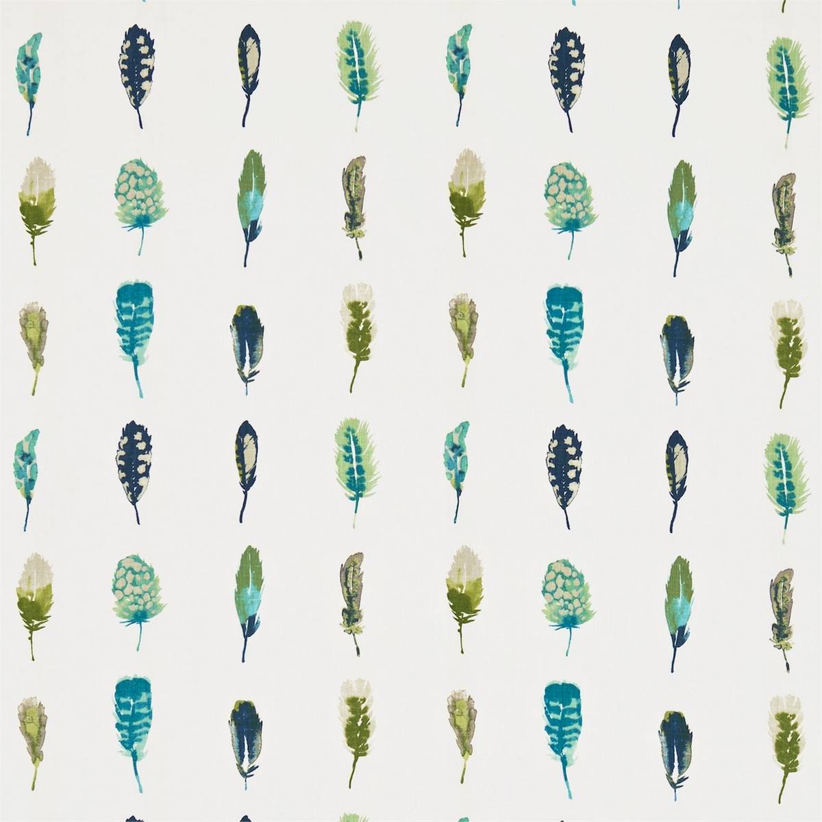 Limosa Lagoon/Zest/Gooseberry Fabric by Harlequin