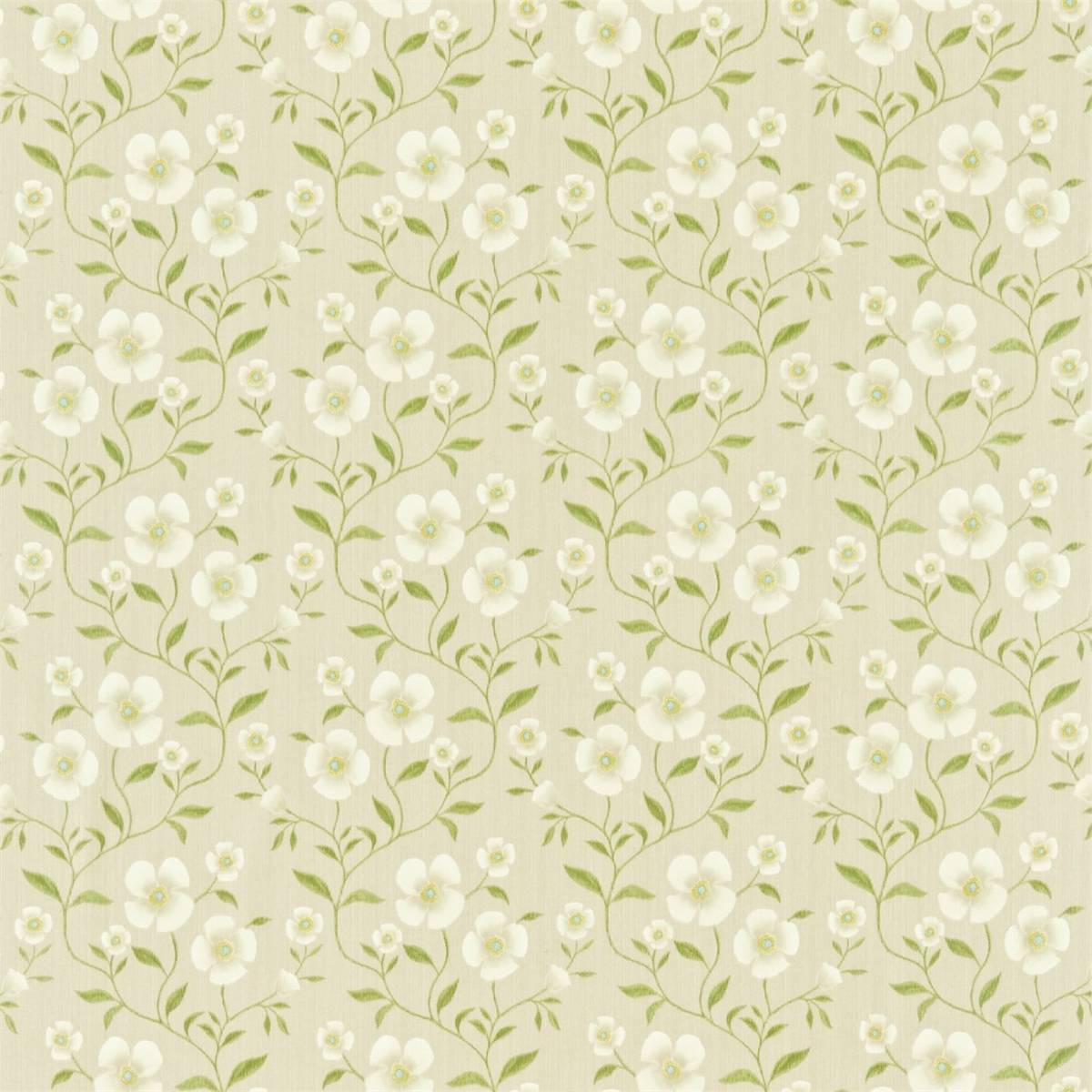 Sabine Linen/Ivory Fabric by Sanderson