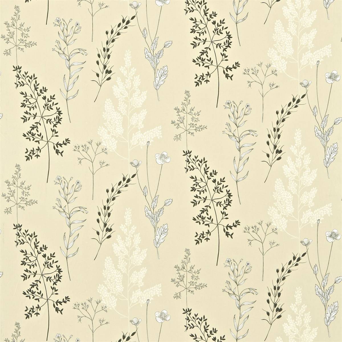 Summer Meadow Charcoal/Stone Fabric by Sanderson