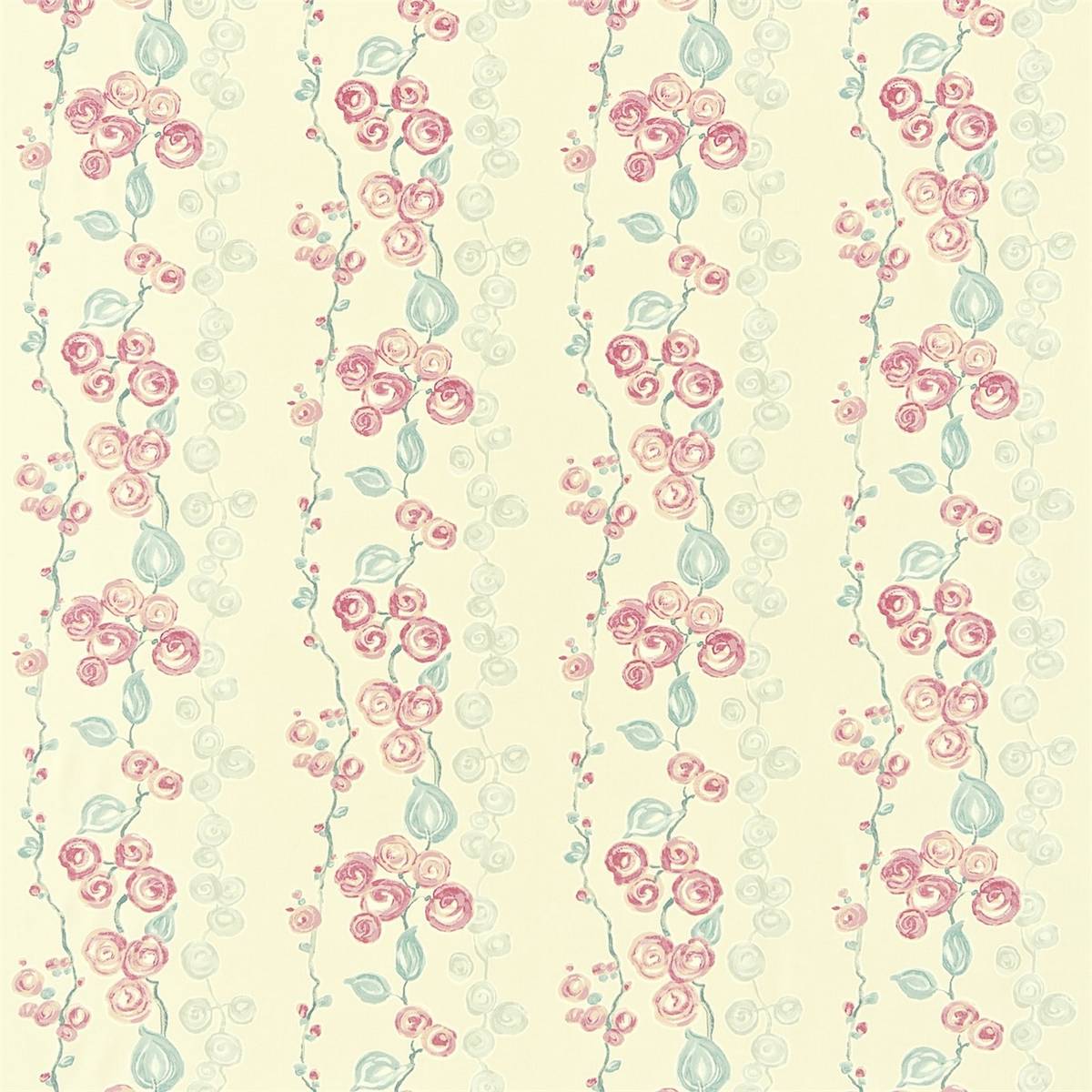 Olida Eggshell/Rose Fabric by Sanderson