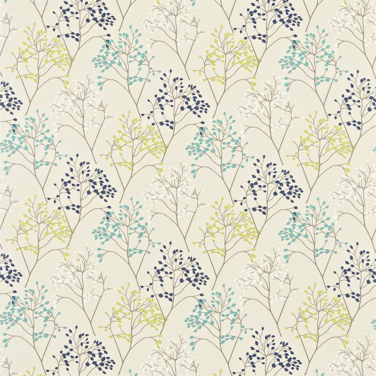 Pippin Teal/Linden Fabric by Sanderson