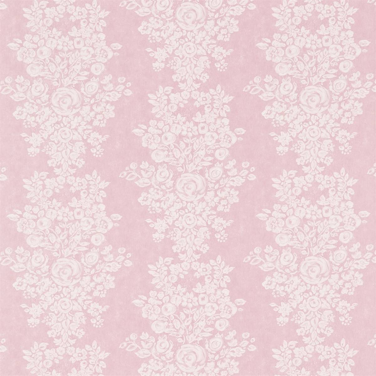 Freya Oyster Pink Fabric by Sanderson