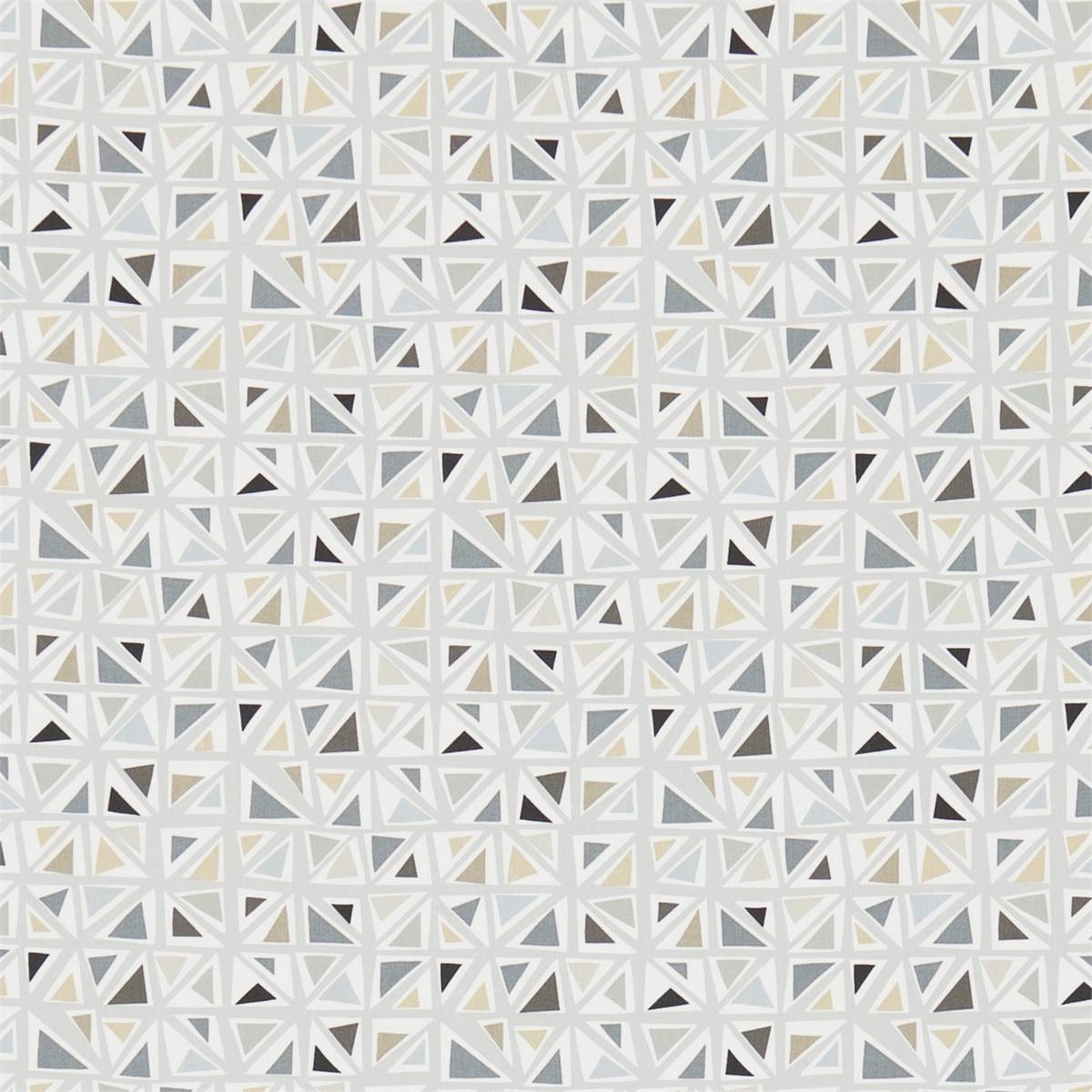 Mosaica Charcoal/Neutral Fabric by Sanderson