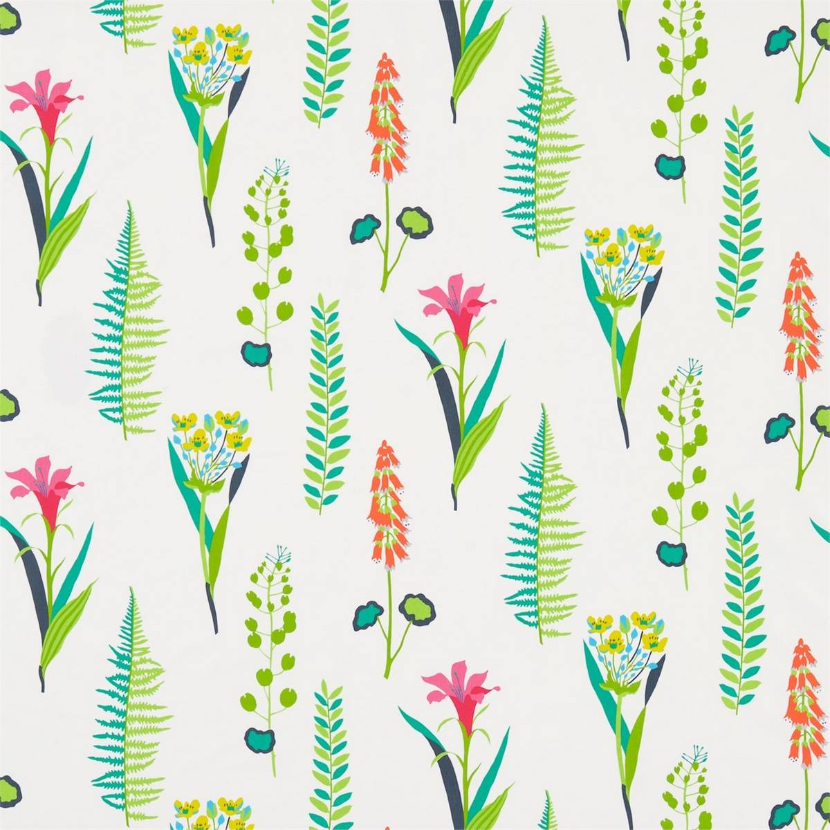 Floral Bazaar Brights/ Multi Fabric by Sanderson