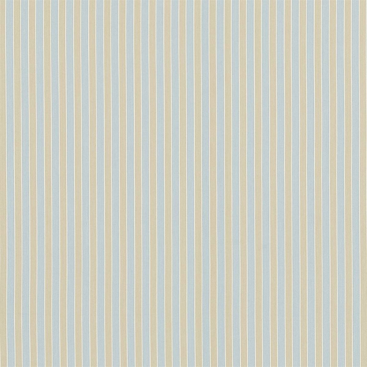 Sutton Delph Blue/Linen Fabric by Sanderson