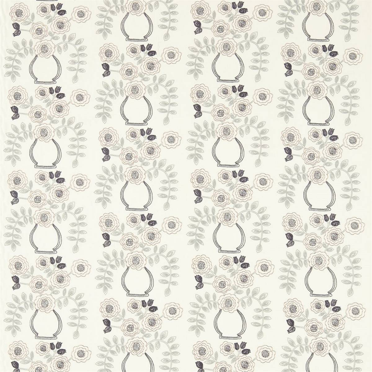 Flower Pot Mineral Fabric by Sanderson