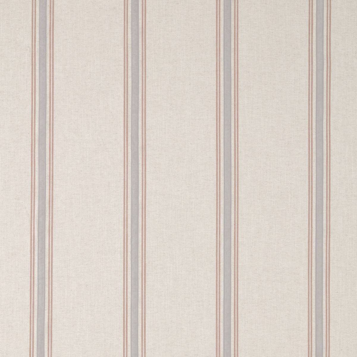 Hockley Stripe Brick Fabric by Sanderson