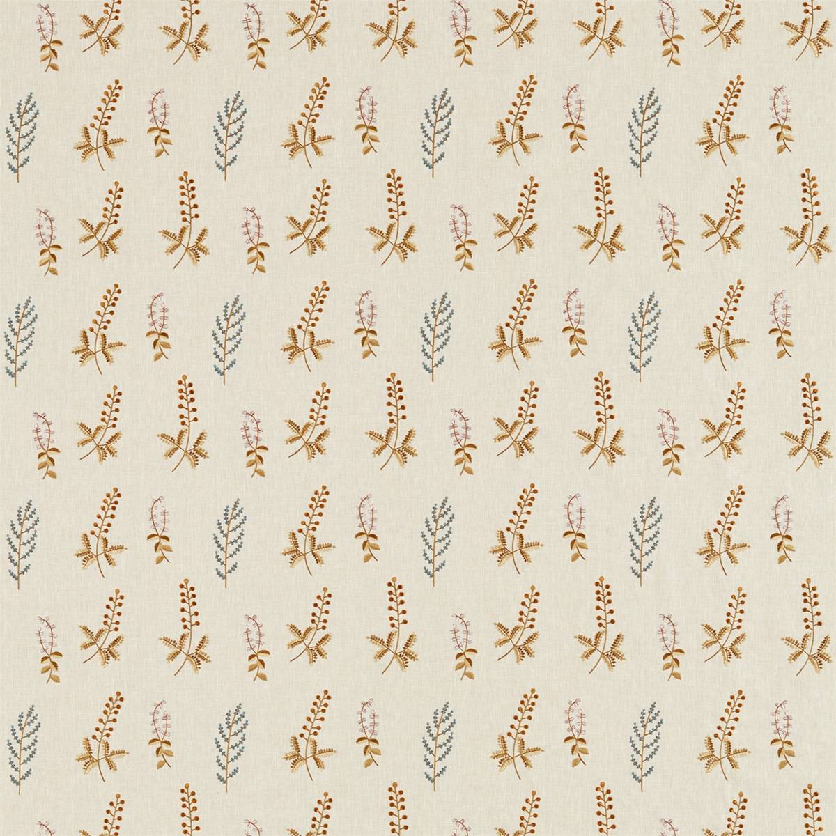 Bilberry Denim/Barley Fabric by Sanderson