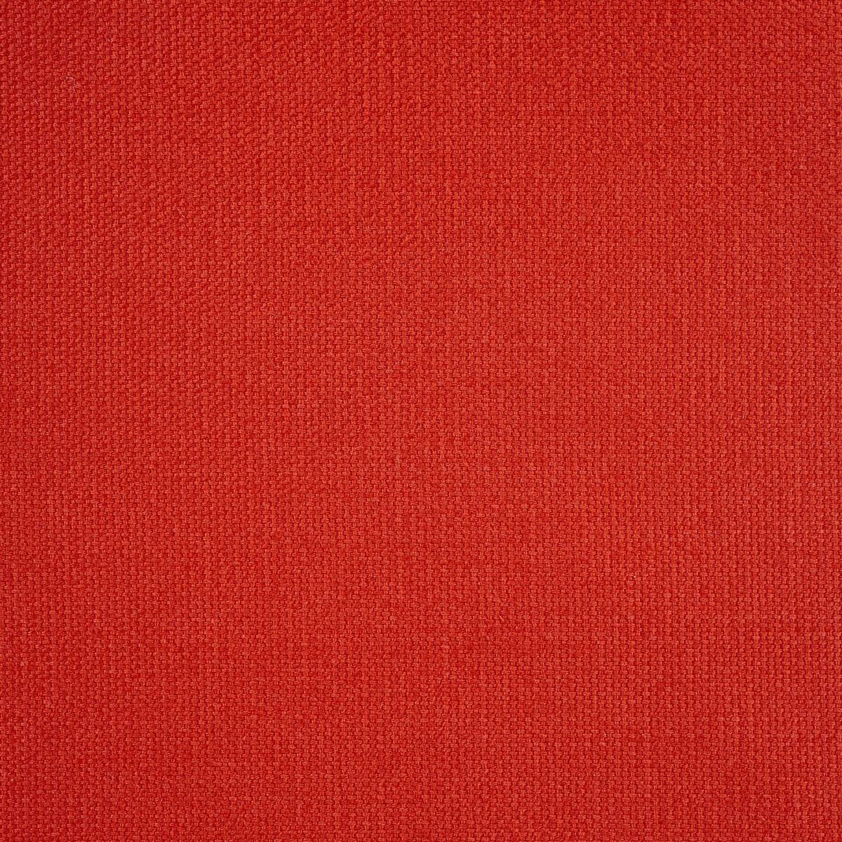 Papavera Plain Vermillion Fabric by Sanderson