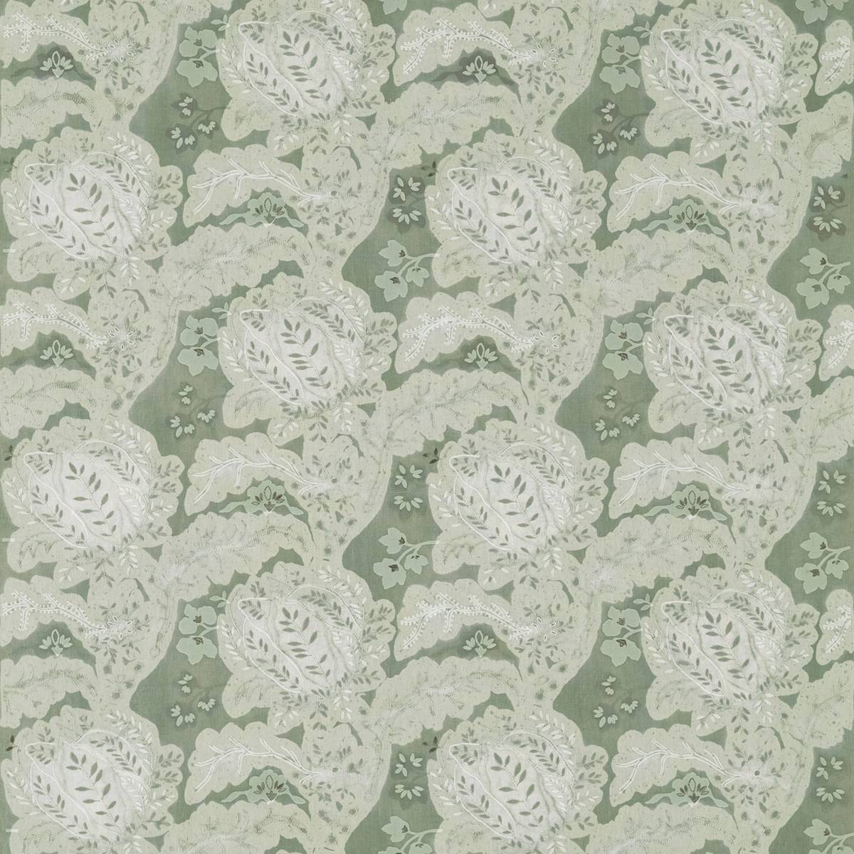 Antheia Green Stone Fabric by Zoffany