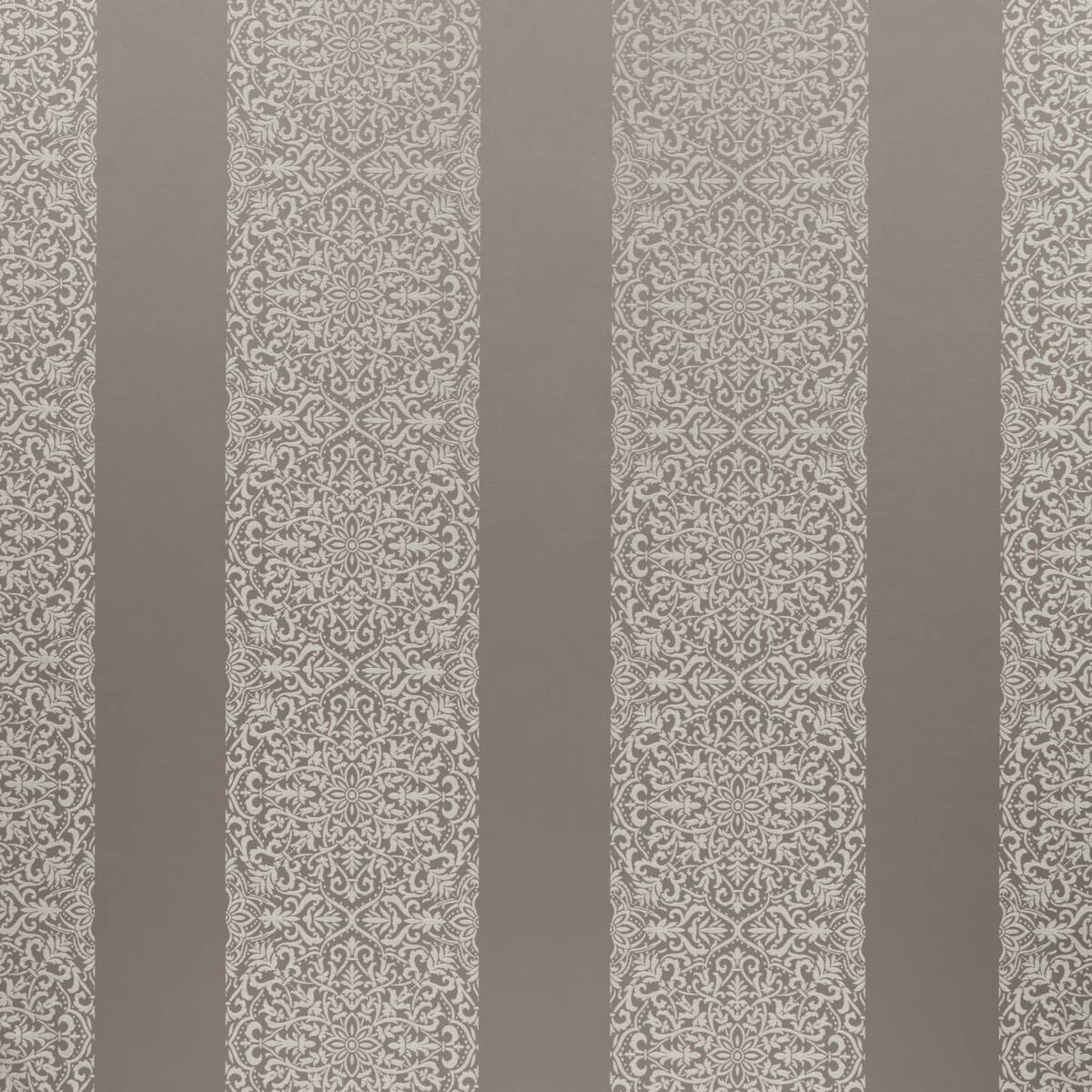 Brocade Stripe Ash Grey Fabric by iLiv
