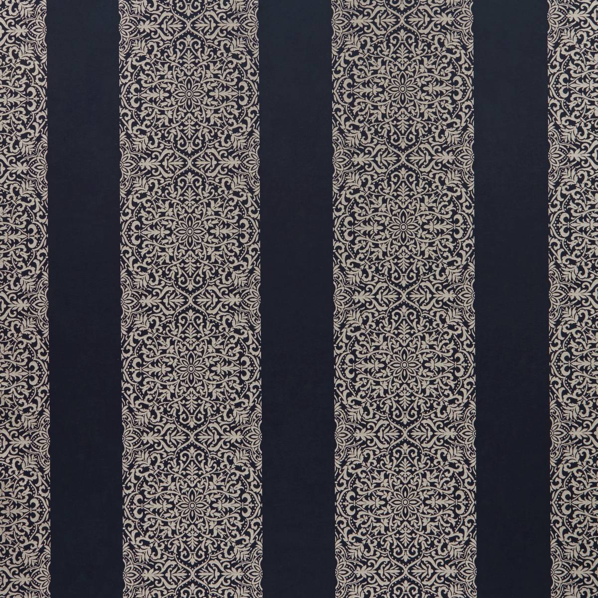 Brocade Stripe Sapphire Fabric by iLiv