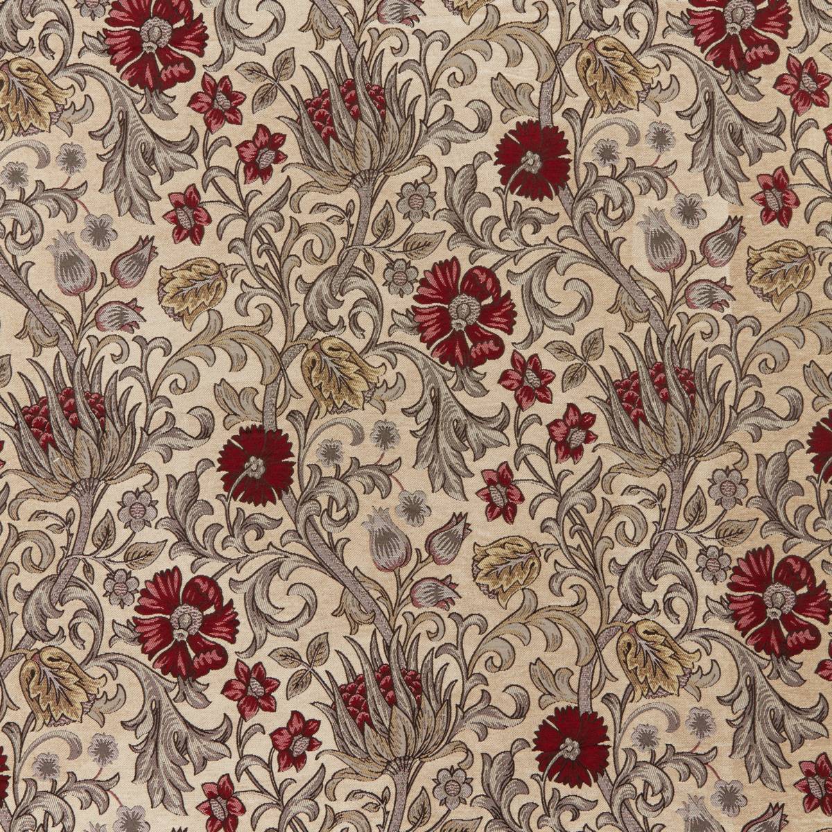 Chalfont Ruby Fabric by iLiv