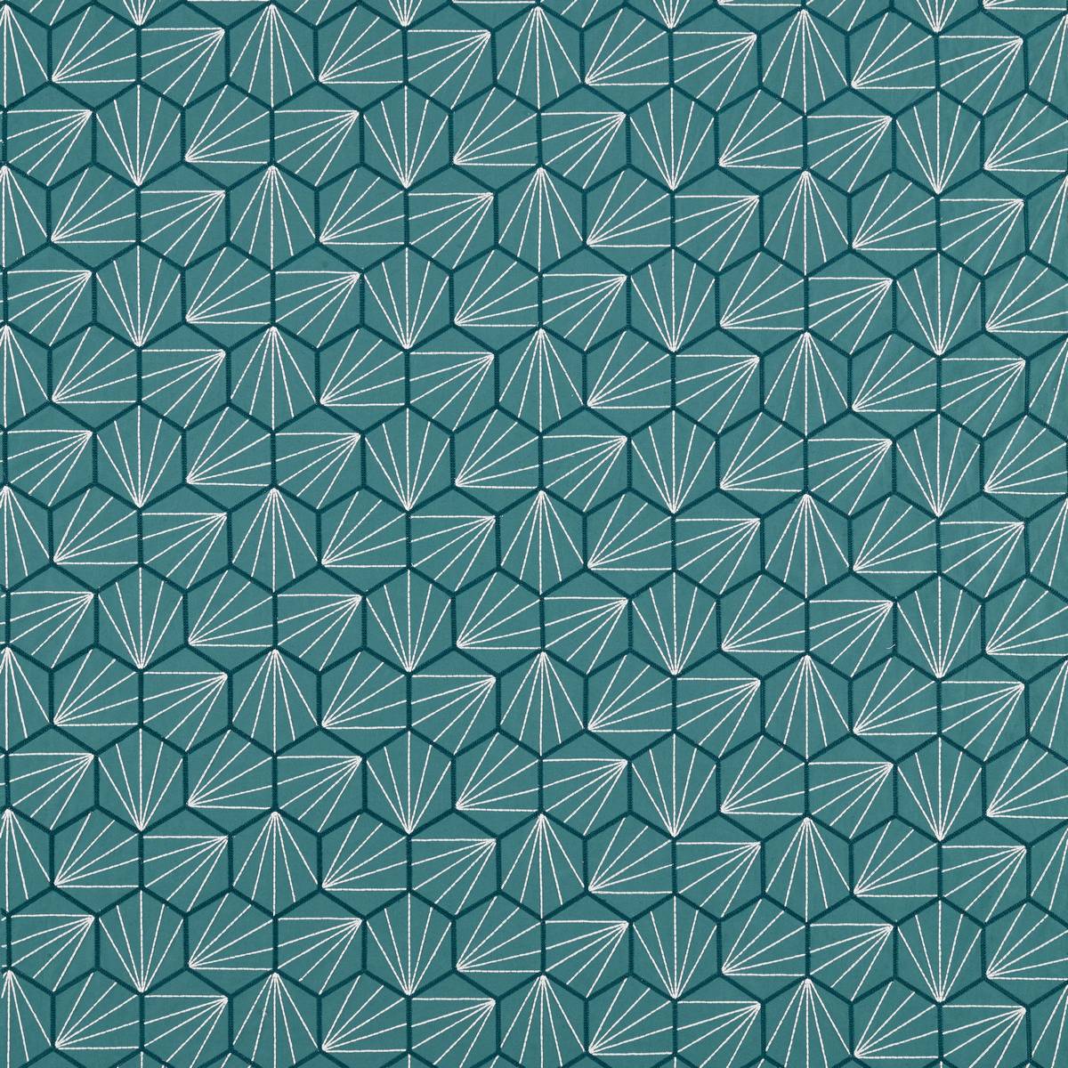 Aikyo Teal Fabric by Scion