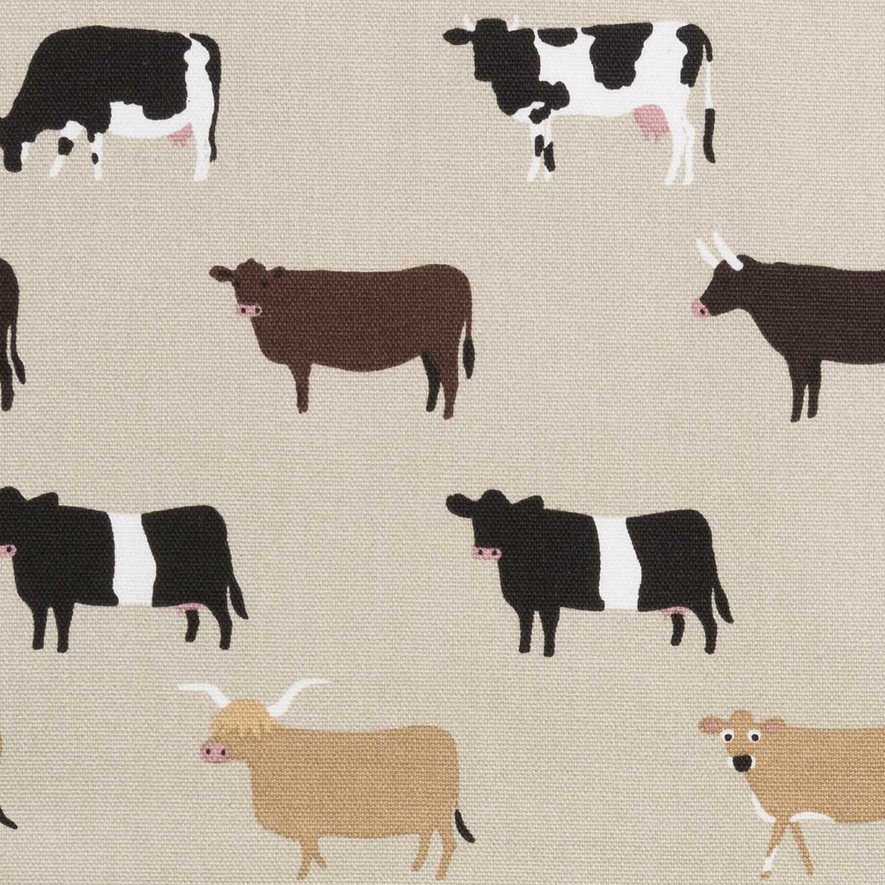 Cows Fabric by Sophie Allport
