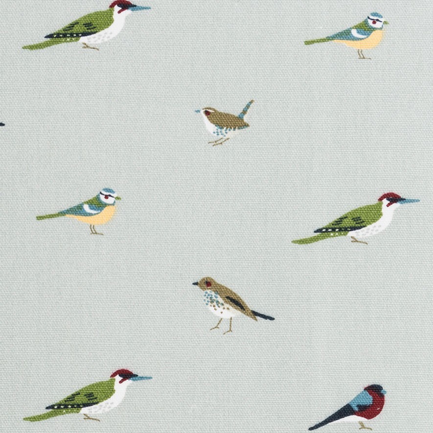 Garden Birds Fabric by Sophie Allport