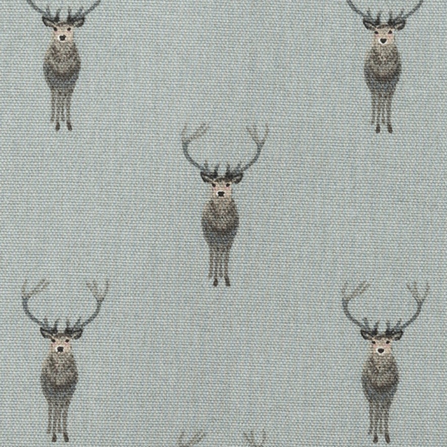 Highland Stag Fabric by Sophie Allport