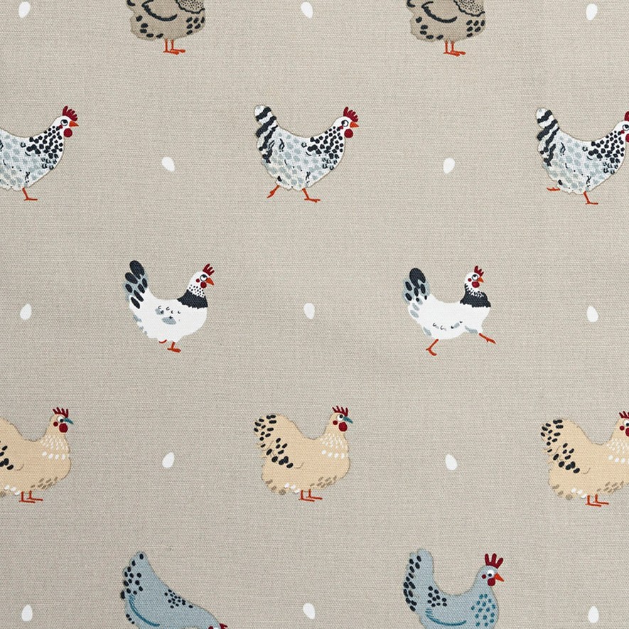 Lay A Little Egg Hen Fabric by Sophie Allport