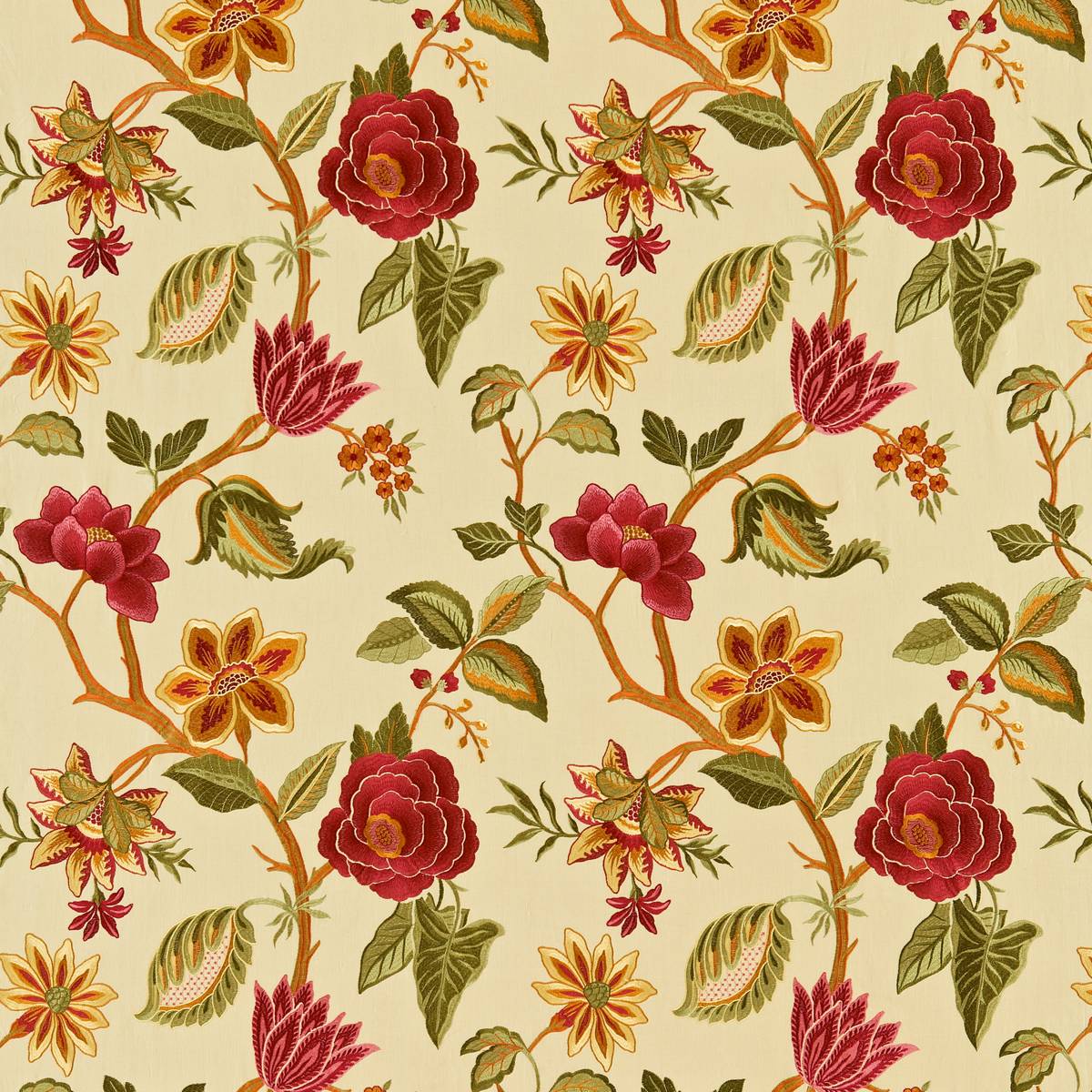 Anjolie Russet Fabric by Zoffany