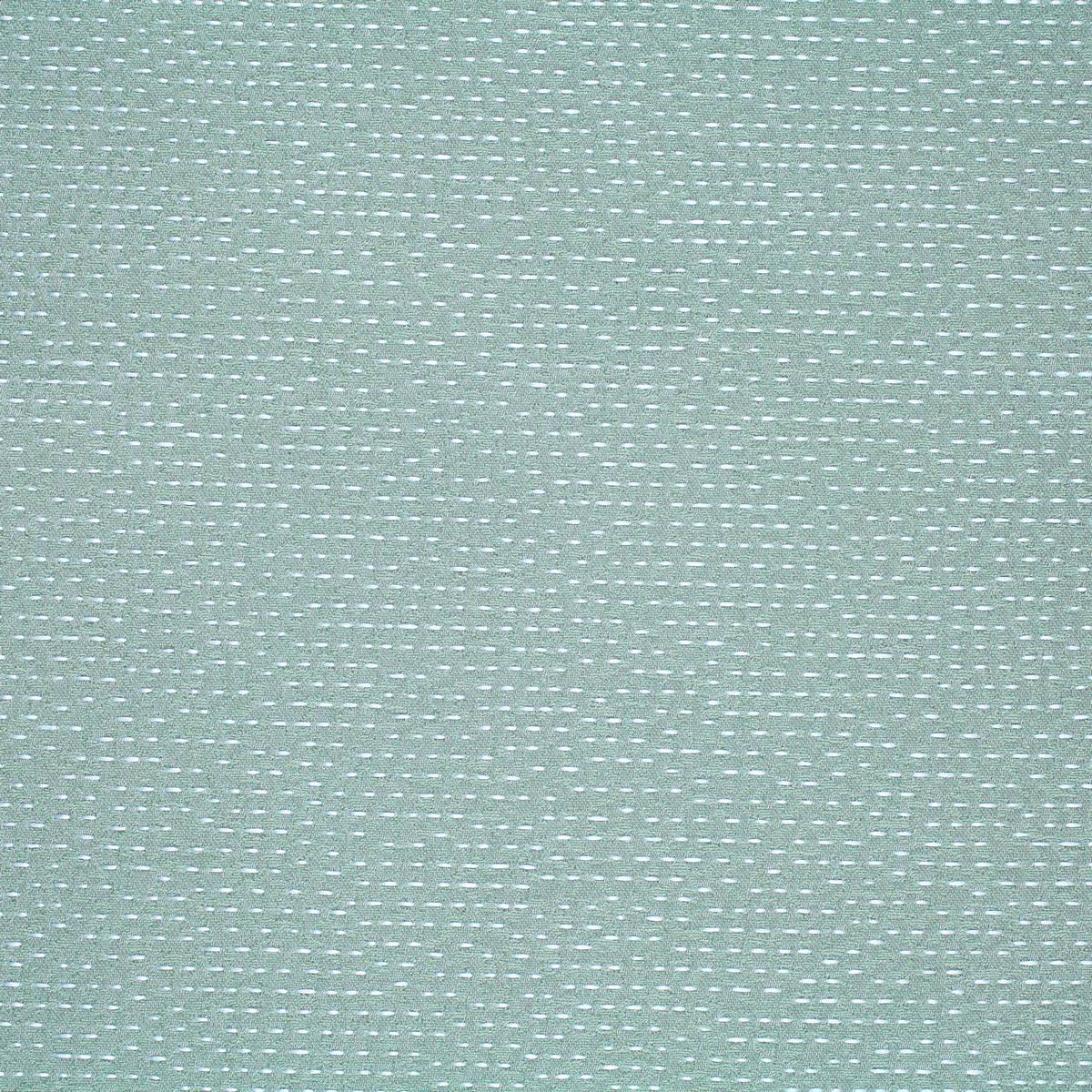 Stitch Plain Aqua Fabric by Zoffany