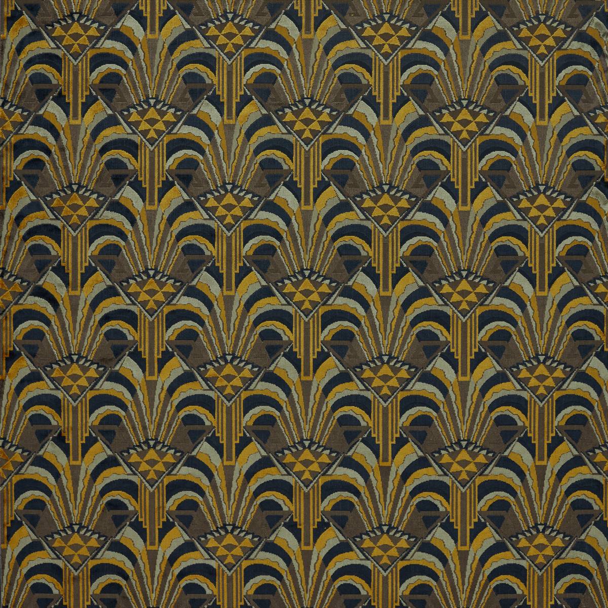 Conway Ink/Tigers Eye Fabric by Zoffany