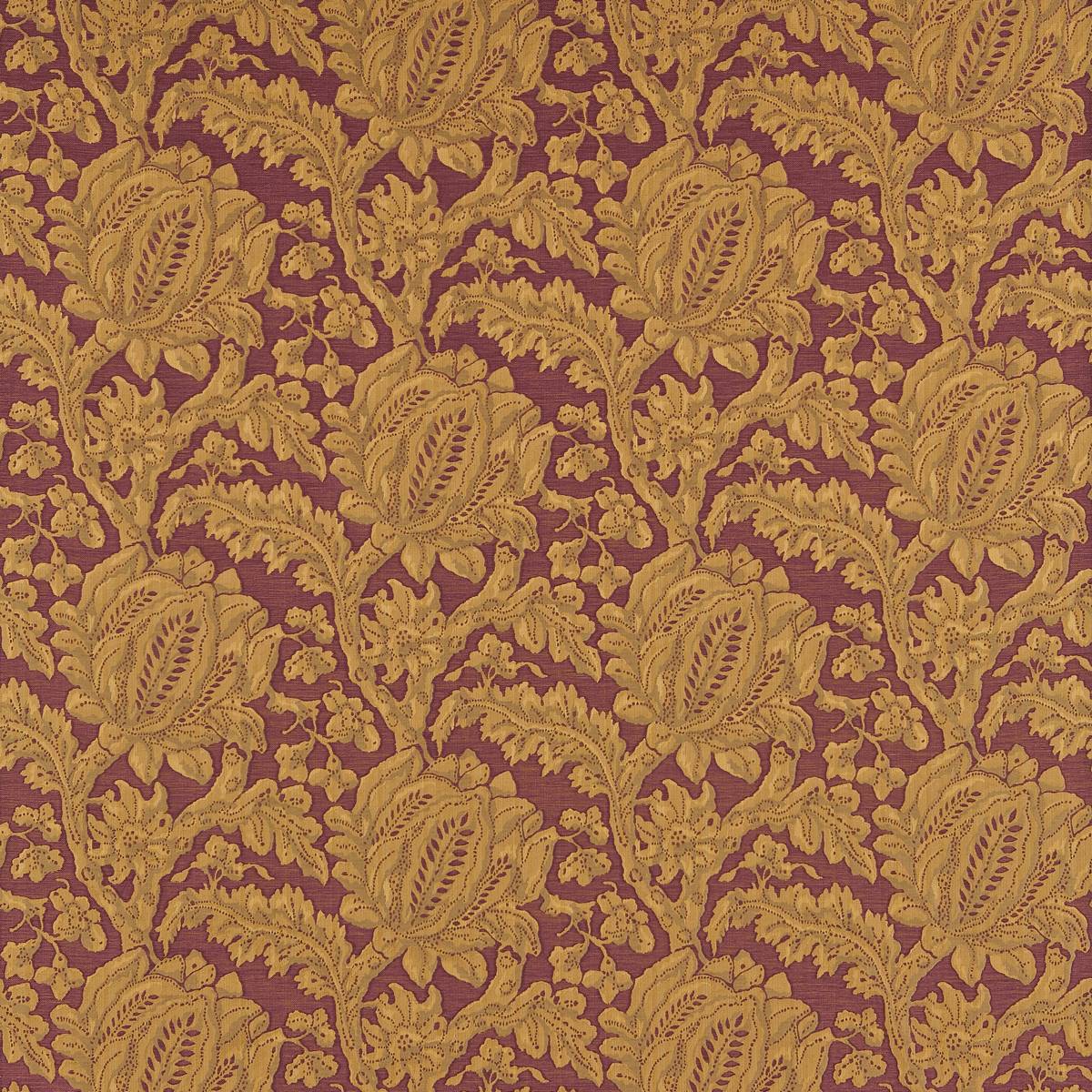 Damasco Antico Mulberry Fabric by Zoffany
