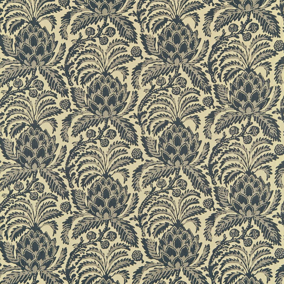 Pineapple Charcoal Fabric by Zoffany