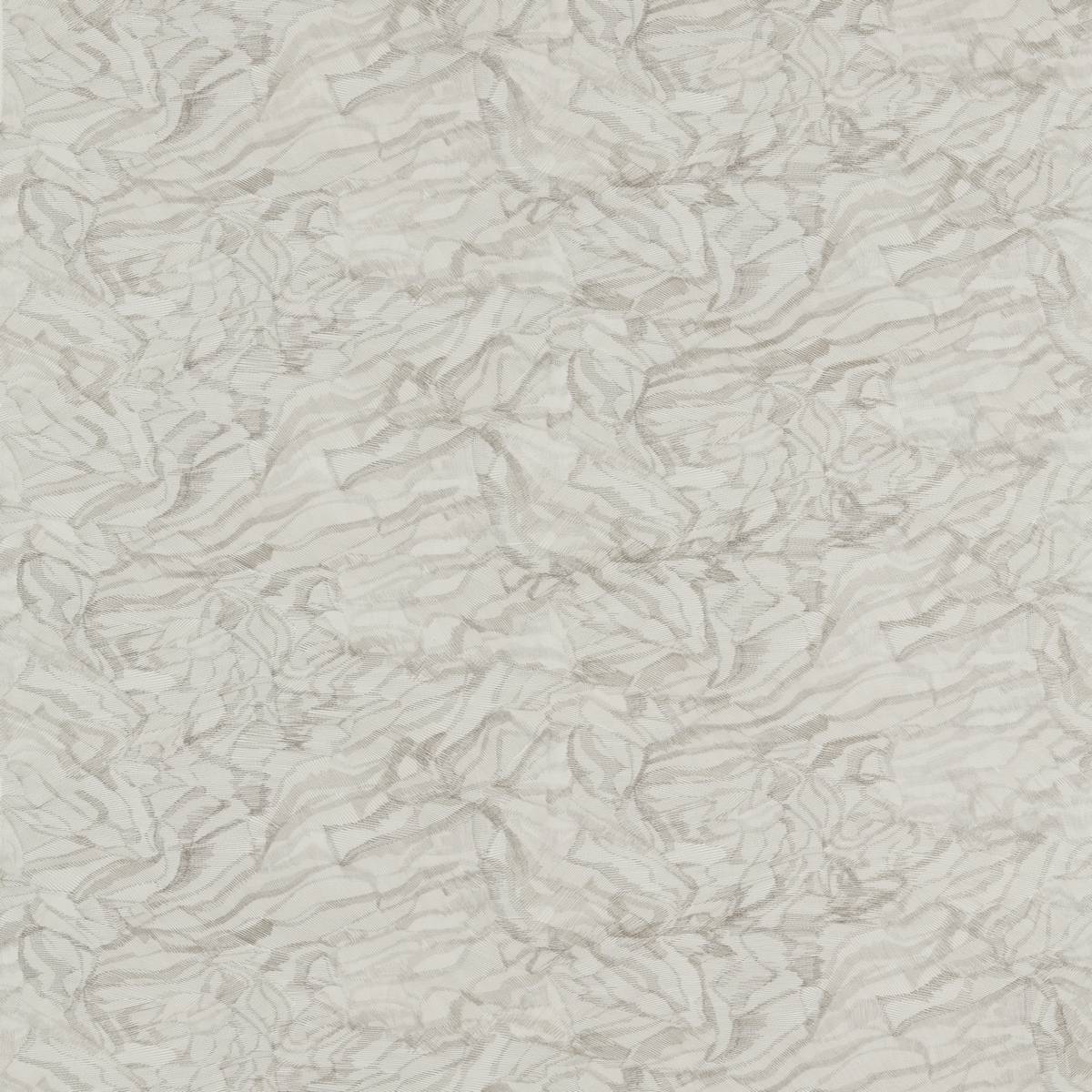 Cirrus Embroidery Platinum Fabric by Zoffany