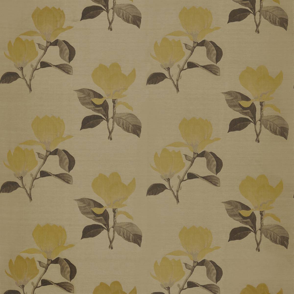 Kobushi Magnolia Gold Fabric by Zoffany