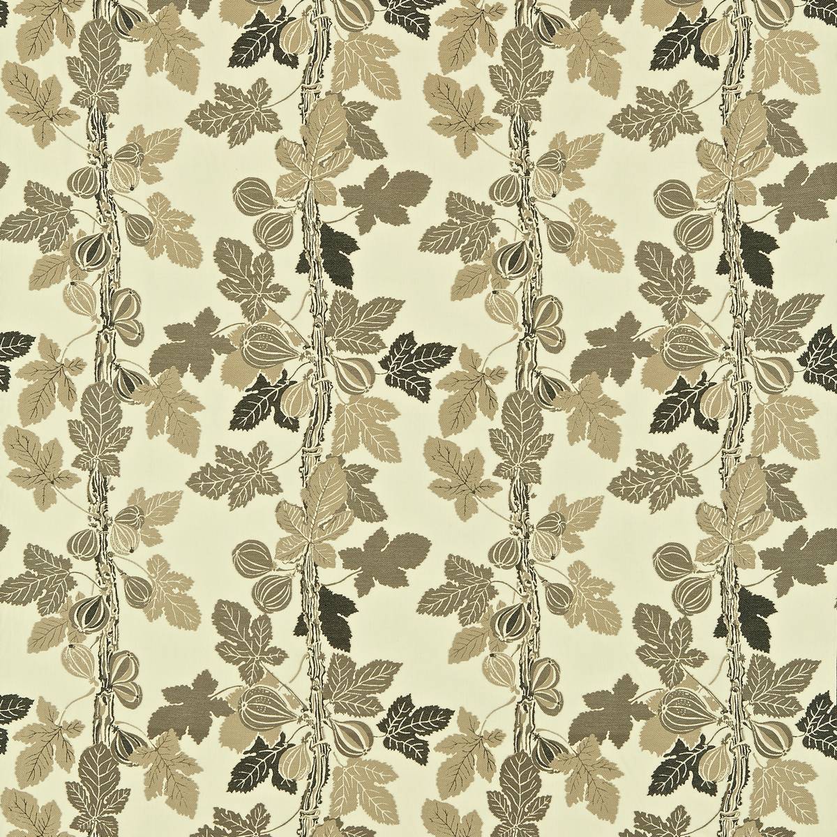 Fig Tree Charcoal/Taupe Fabric by Zoffany