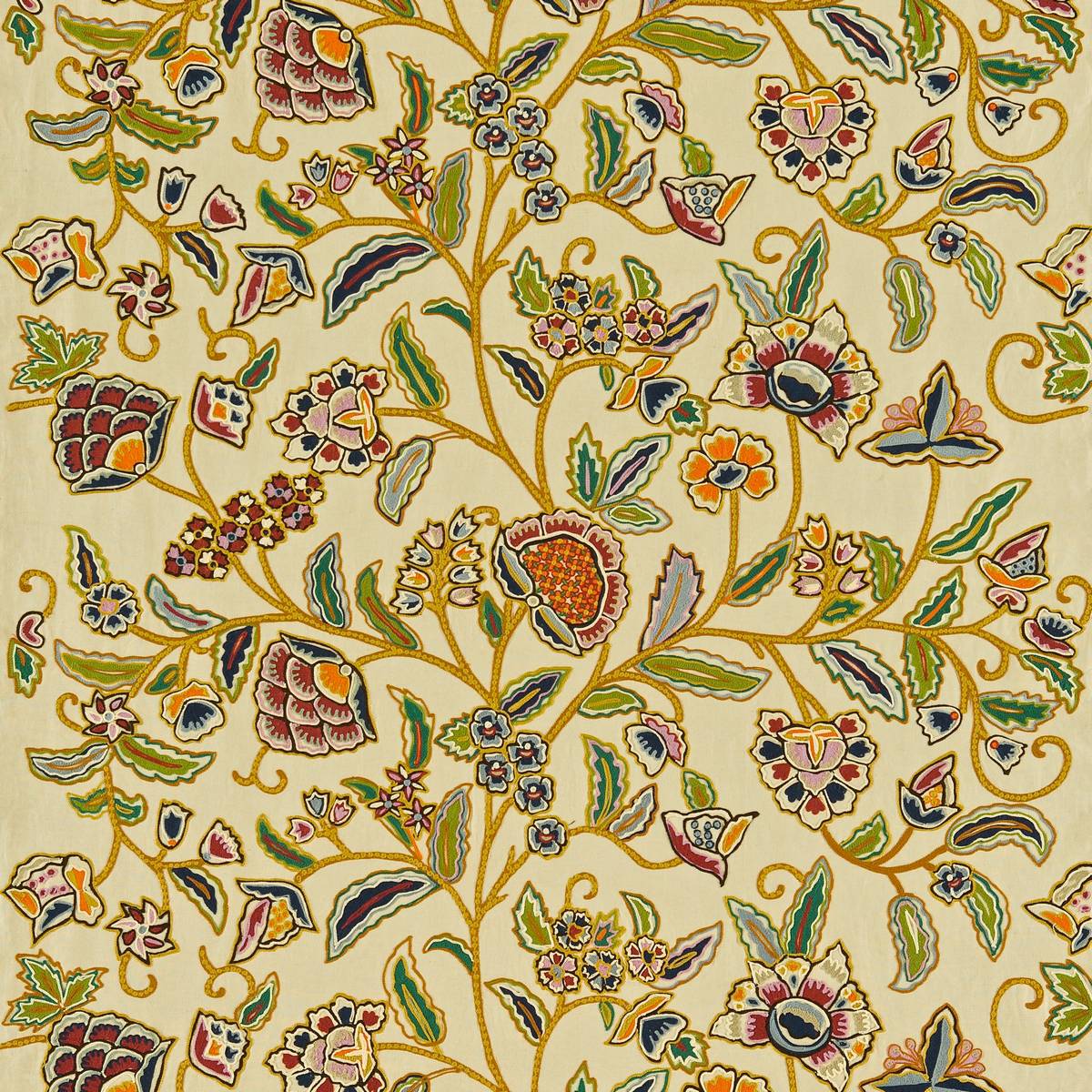 Kashida Multi Fabric by Zoffany