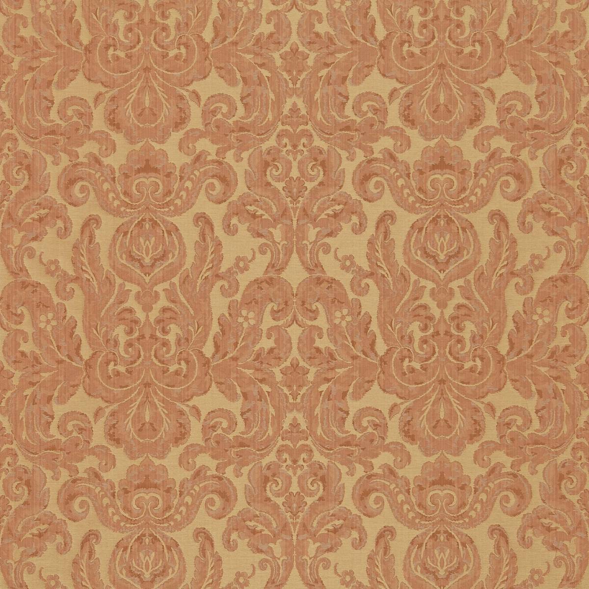 Brocatello Terracotta Fabric by Zoffany
