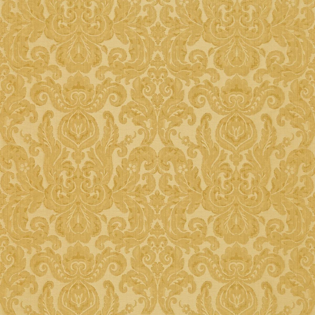 Brocatello Yellow Fabric by Zoffany