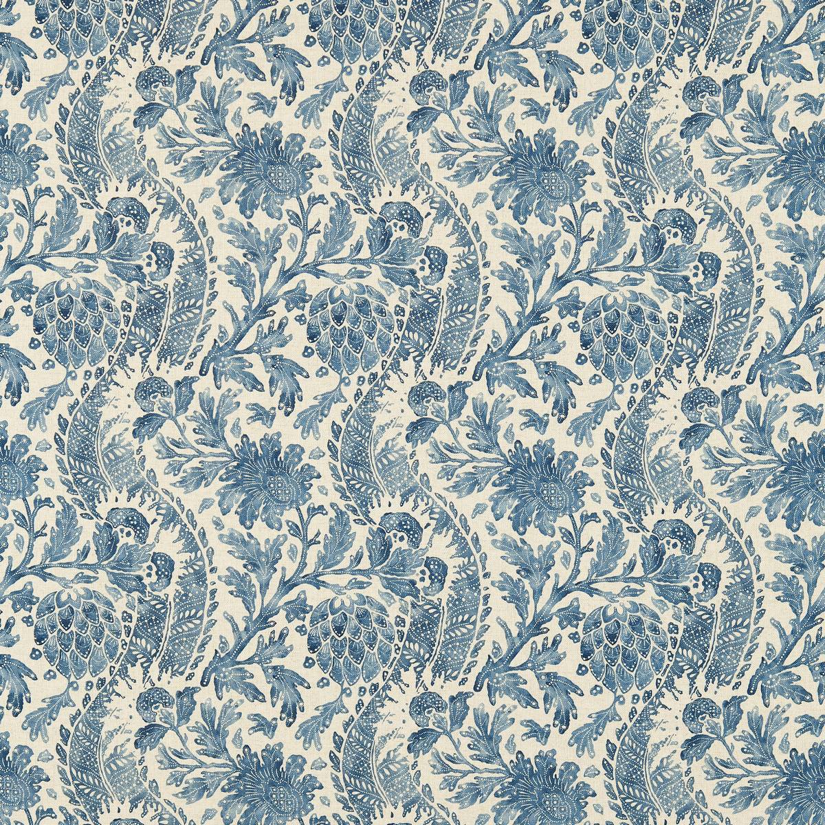 Cochin Blue Fabric by Zoffany