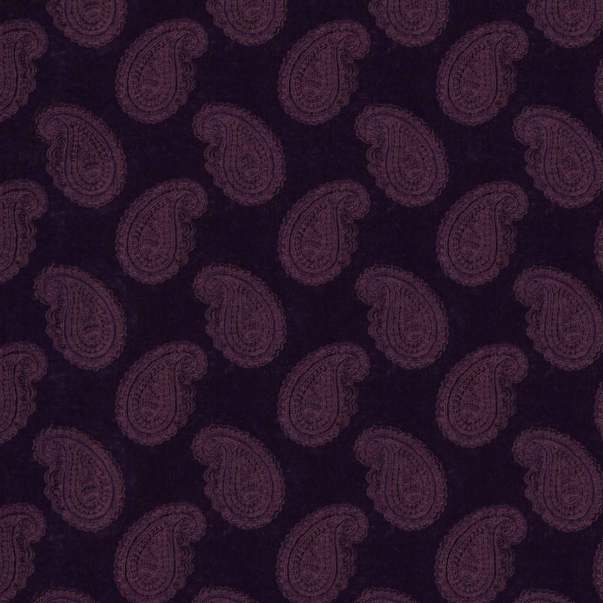 Orissa Velvet Fig Fabric by Zoffany